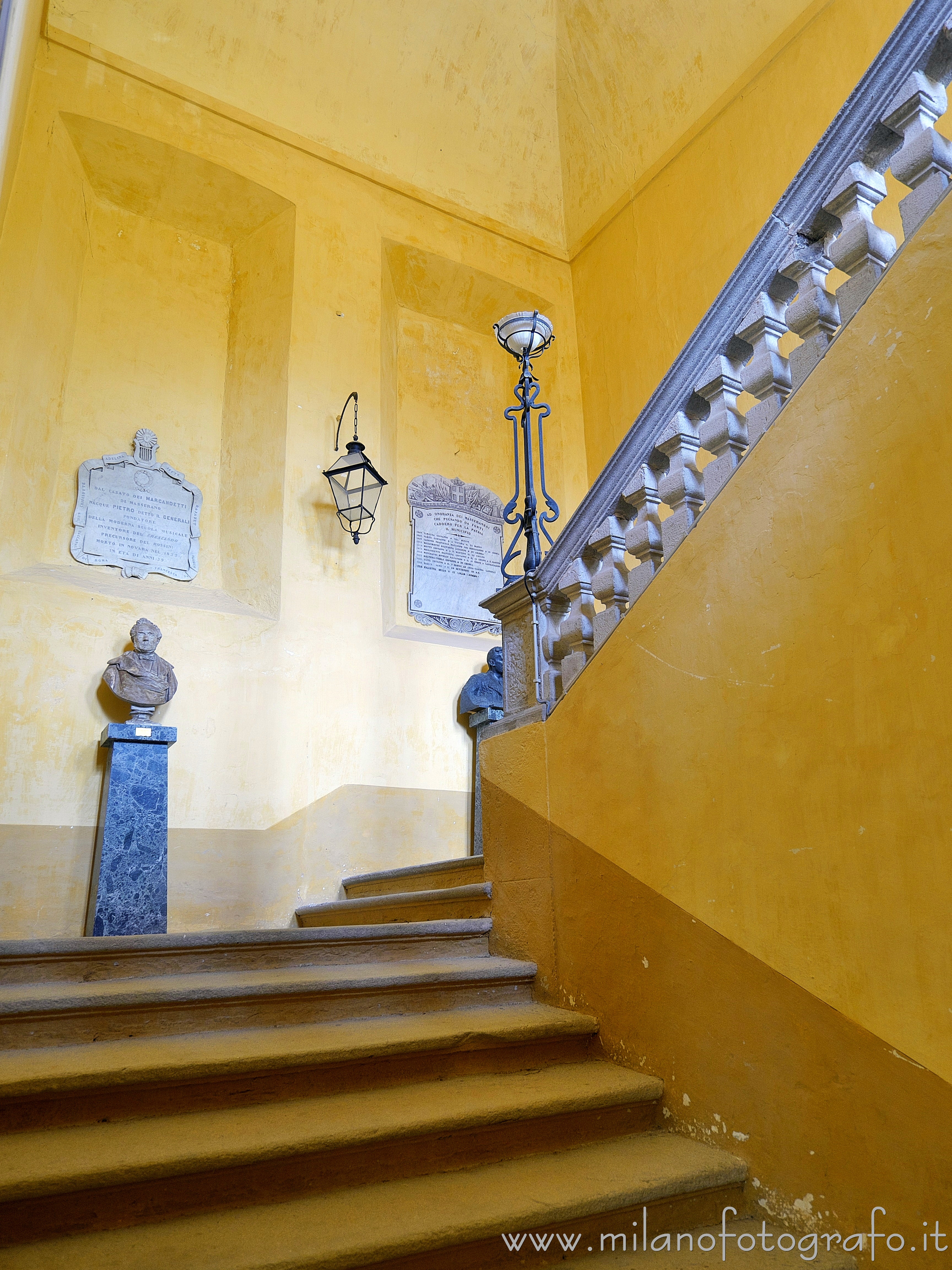 Masserano (Biella, Italy) - Grand staircase of the Palace of the Princes